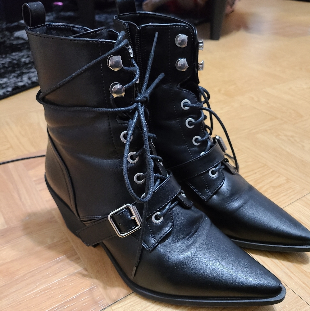 Black boots